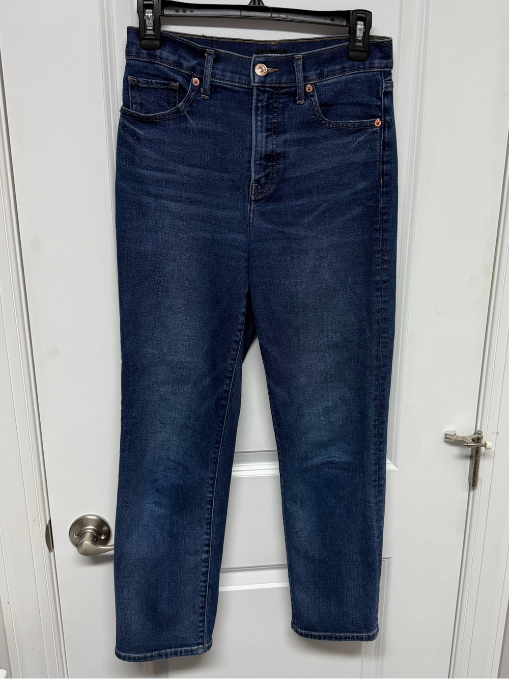Express Straight Ankle High-Rise Jeans
